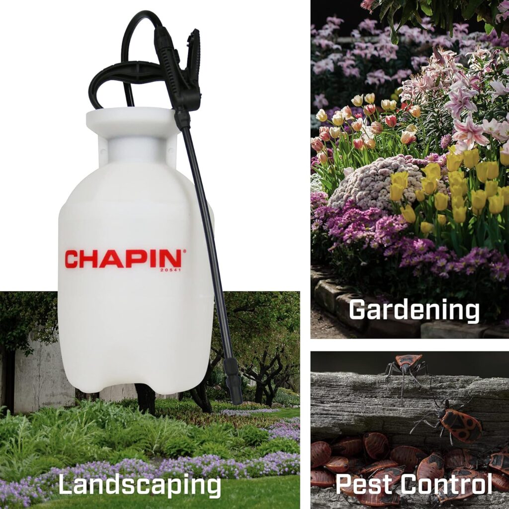 Chapin International 20541 1 Gallon Lawn & Garden Multi-Purpose Sprayer with Foaming and Adjustable Nozzles